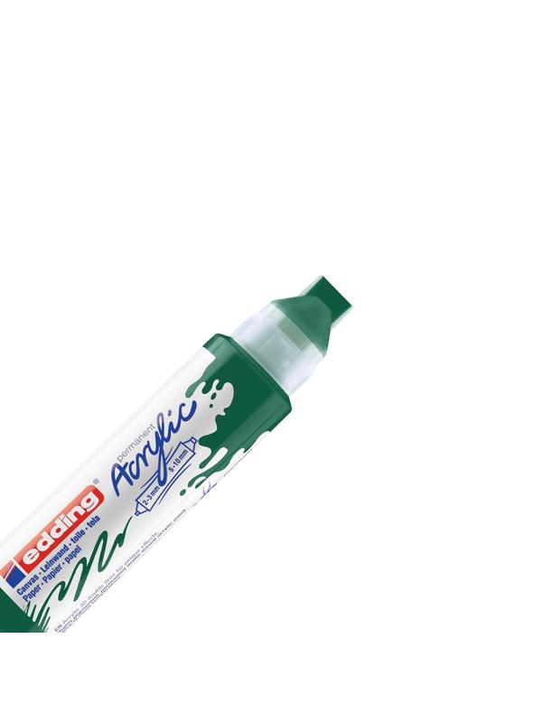 Маркер акриловый двусторонний 3D Edding 5400/904. Цвет Зеленый мох