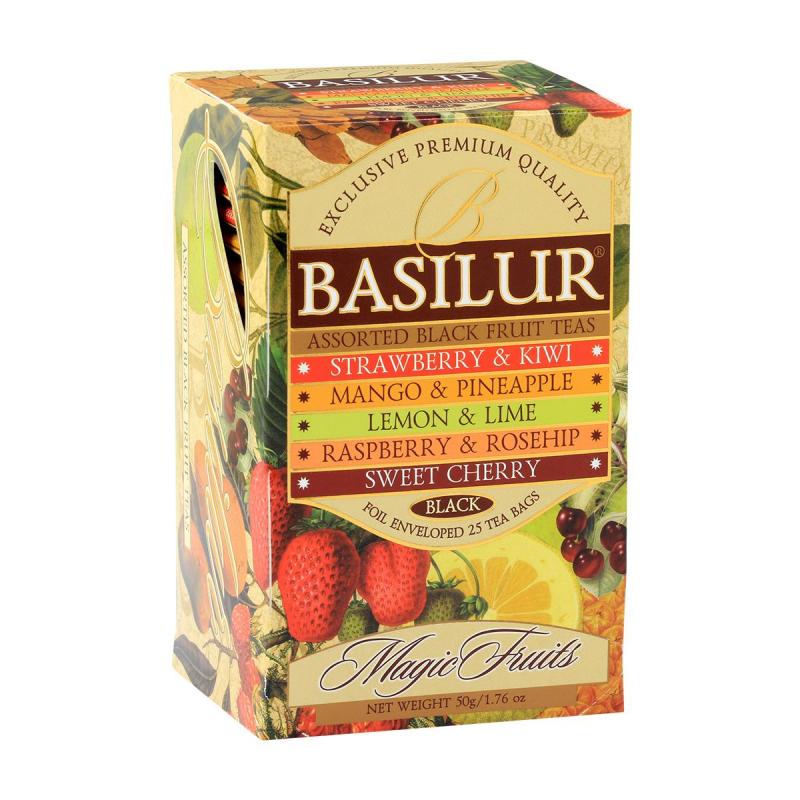Чай Basilur ВОЛШЕБНЫЕ ФРУКТЫ Ассорти/Assorted 25 пак в конверт 2гx12 картон