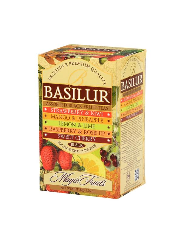 Чай Basilur ВОЛШЕБНЫЕ ФРУКТЫ Ассорти/Assorted 25 пак в конверт 2гx12 картон