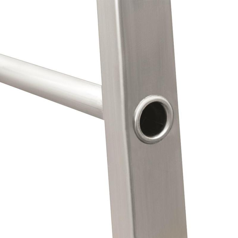 Стремянка алюминиевая усиленная 225 кг 4 ступени (130 мм) Новая Высота