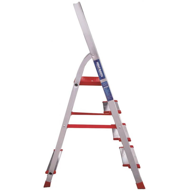 Стремянка алюминиевая усиленная 225 кг 4 ступени (130 мм) Новая Высота