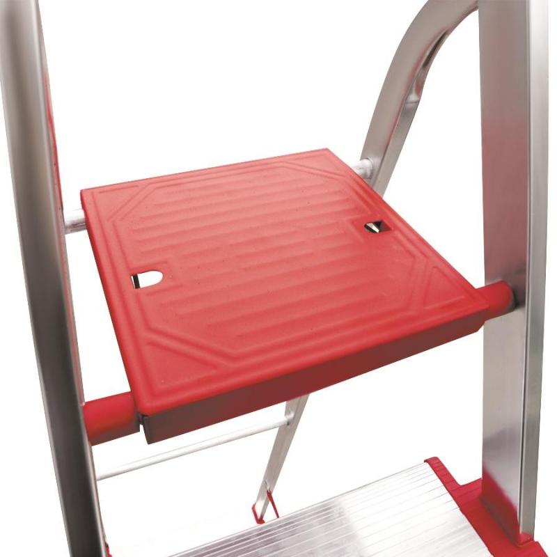 Стремянка алюминиевая усиленная 225 кг 4 ступени (130 мм) Новая Высота