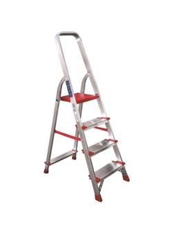 Стремянка алюминиевая усиленная 225 кг 4 ступени (130 мм) Новая Высота