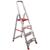 Стремянка алюминиевая усиленная 225 кг 4 ступени (130 мм) Новая Высота