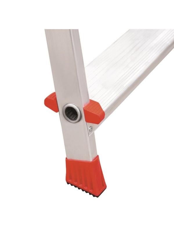 Стремянка алюминиевая усиленная 225 кг 4 ступени (130 мм) Новая Высота