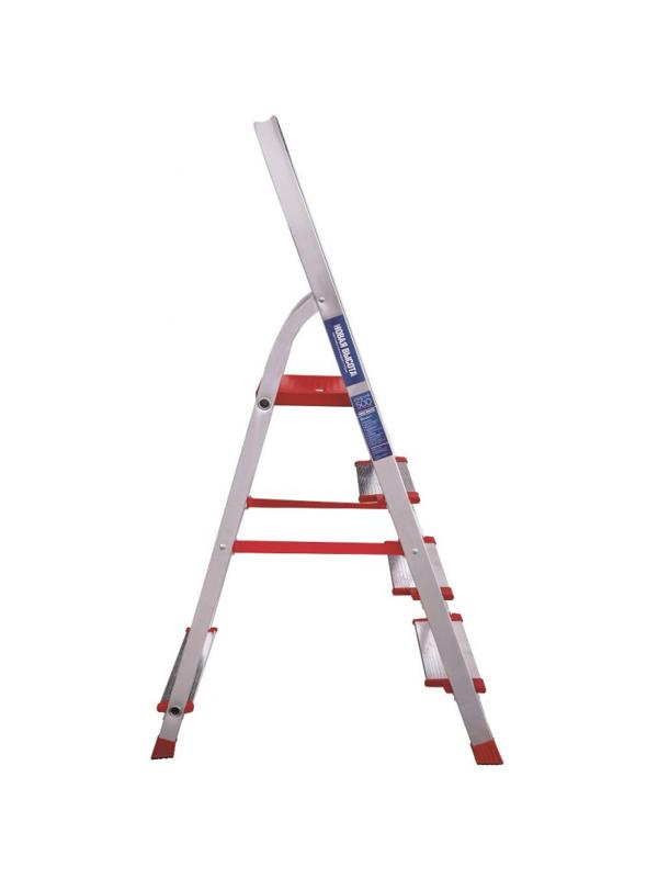 Стремянка алюминиевая усиленная 225 кг 4 ступени (130 мм) Новая Высота