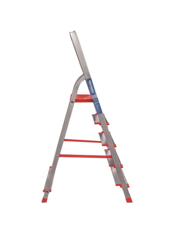 Стремянка алюминиевая усиленная 225 кг 5 ступеней Новая Высота 5110105