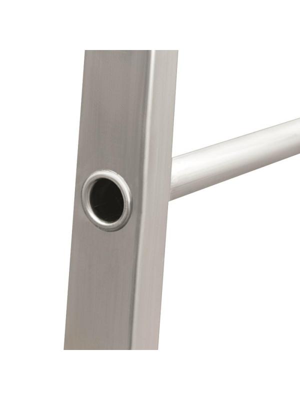 Стремянка алюминиевая усиленная 225 кг 5 ступеней Новая Высота 5110105