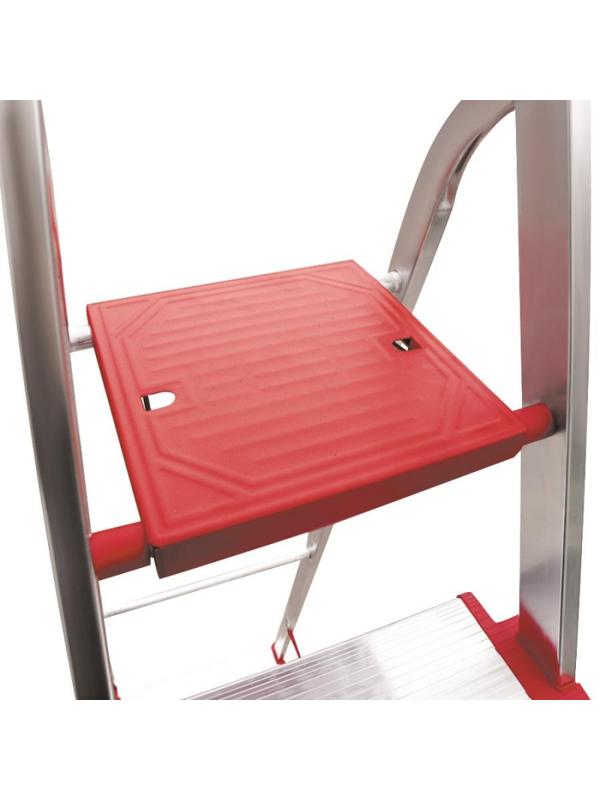 Стремянка алюминиевая усиленная 225 кг 5 ступеней Новая Высота 5110105