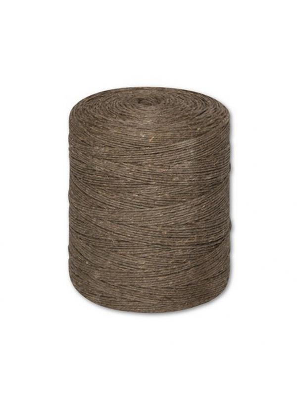 Шнур банковский льняной полированный 1250х2, 1000 м, (бобина 1.3 кг)