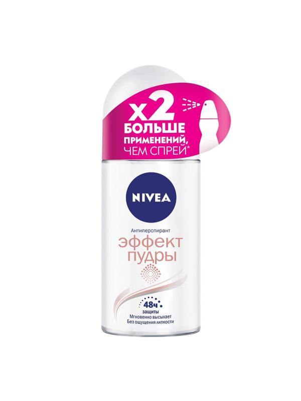 Дезодорант-антиперспирант Nivea шариковый Эффект Пудры, 50мл 82280