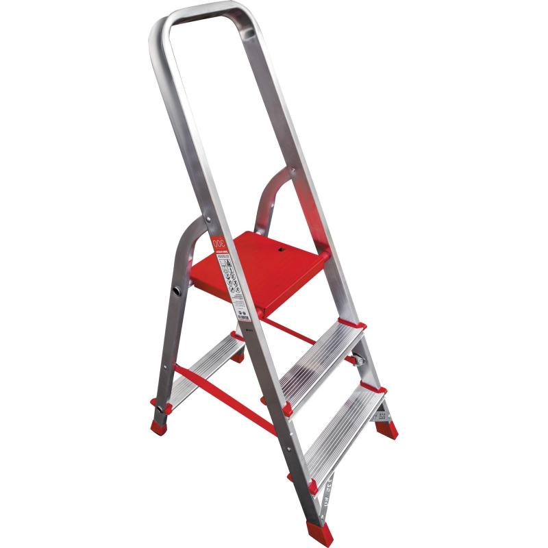 Стремянка алюминиевая усиленная 225 кг 3 ступени, Новая Высота