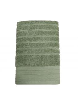 Полотенце махровое 70х130 Страйп оливковый