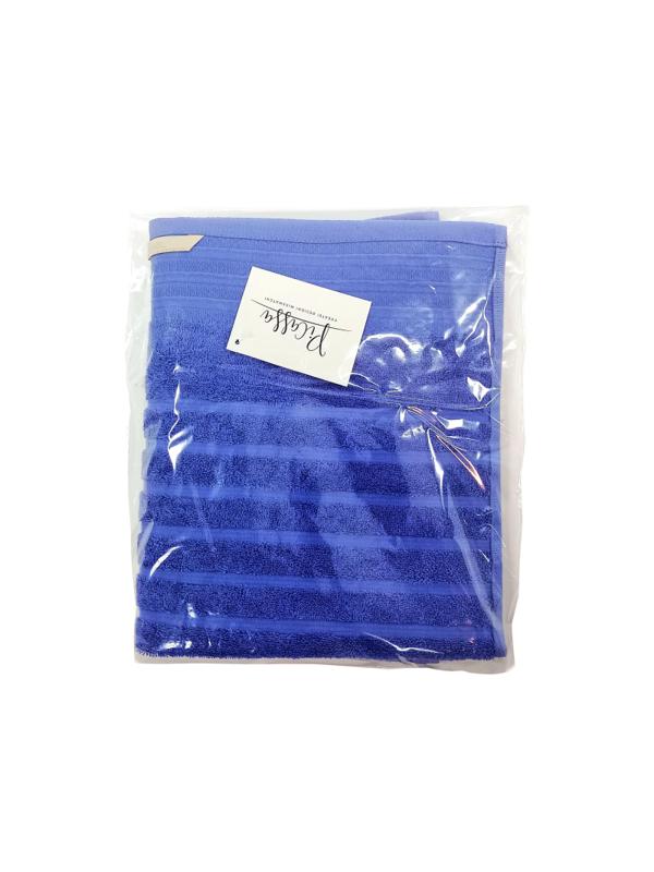 Полотенце махровое 50х90 Страйп васильковый