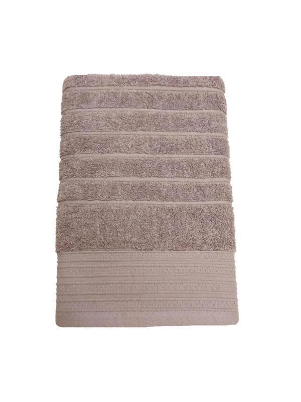 Полотенце махровое 50х90 Страйп какао