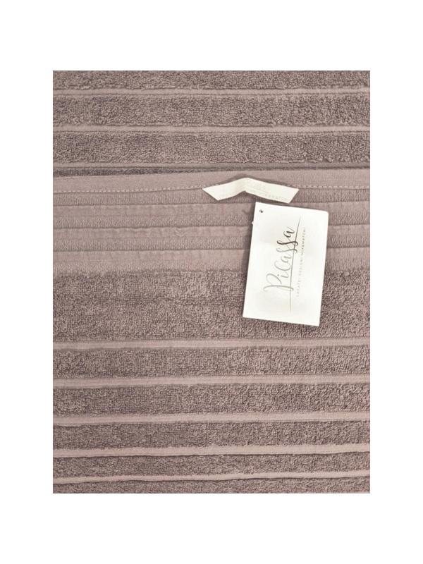 Полотенце махровое 50х90 Страйп какао