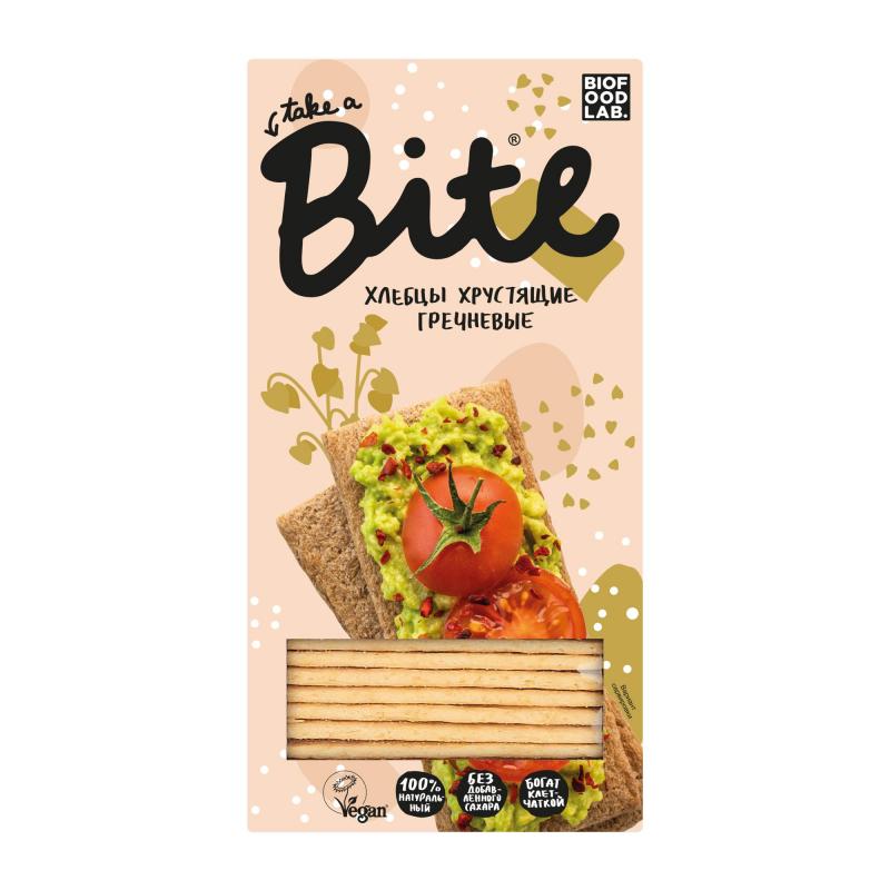 Хлебцы гречневые Bite,без глютена, натуральные, 150г