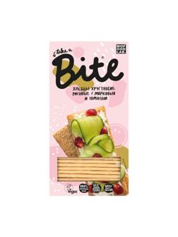 Хлебцы рисовые Bite с морковью и томатом,без глютена,натуральные, 150г