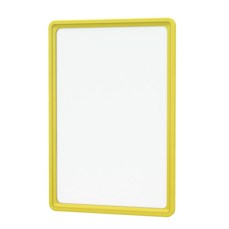 Рамка пластиковая А4, желтый, 10шт/уп 102004-04