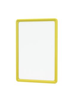 Рамка пластиковая А4, желтый, 10шт/уп 102004-04