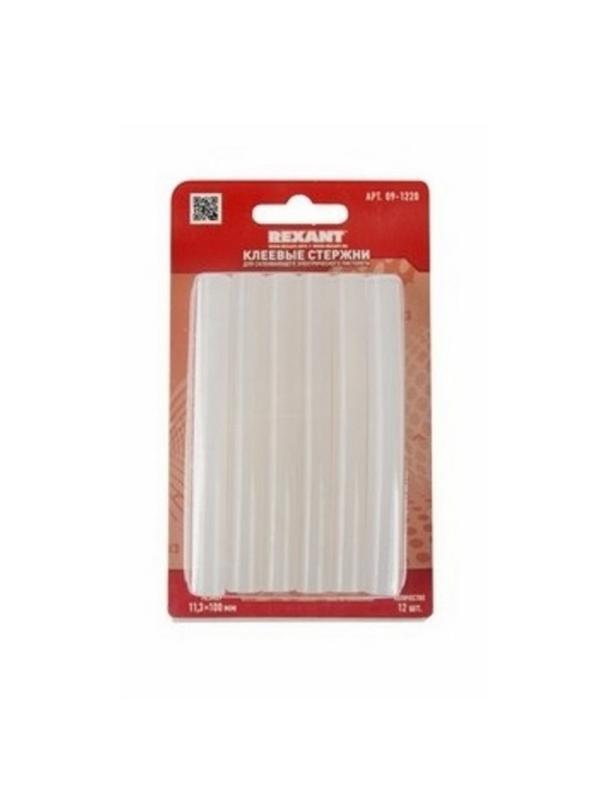 Стержень клеевой REXANT d11х100мм, прозрачные, 12шт. (09-1220)