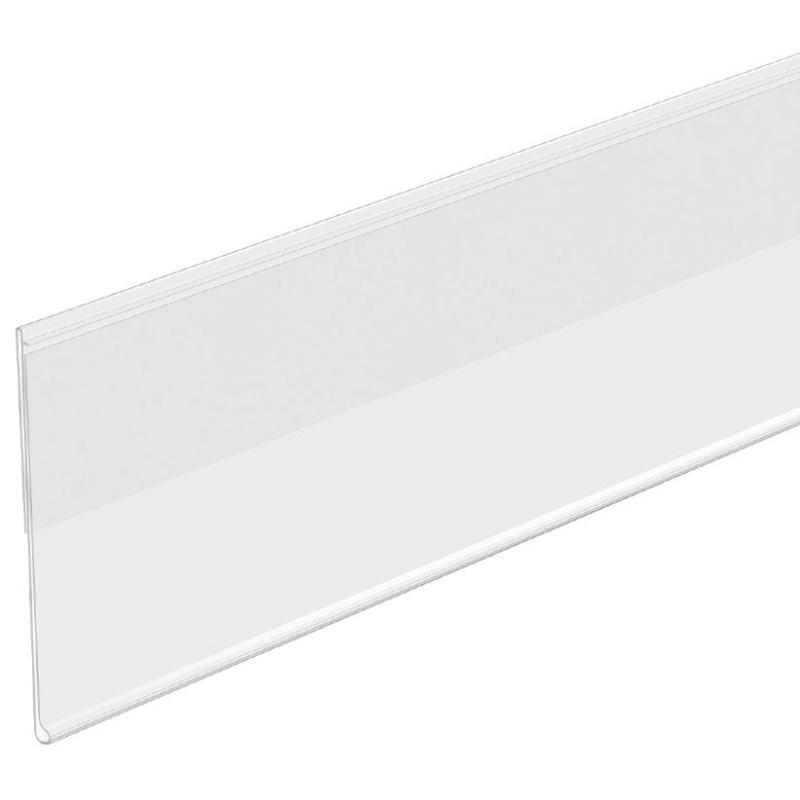 Ценникодержатель полочный IP39 дл.985мм, прозрачный, 50 шт/уп