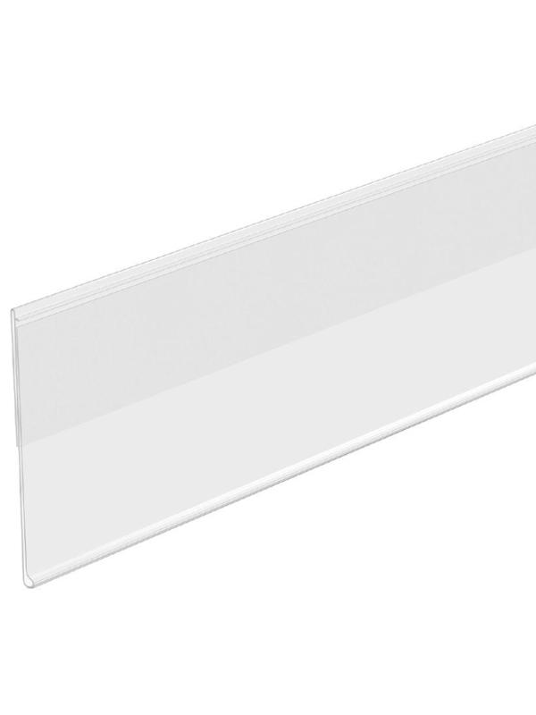 Ценникодержатель полочный IP39 дл.985мм, прозрачный, 50 шт/уп