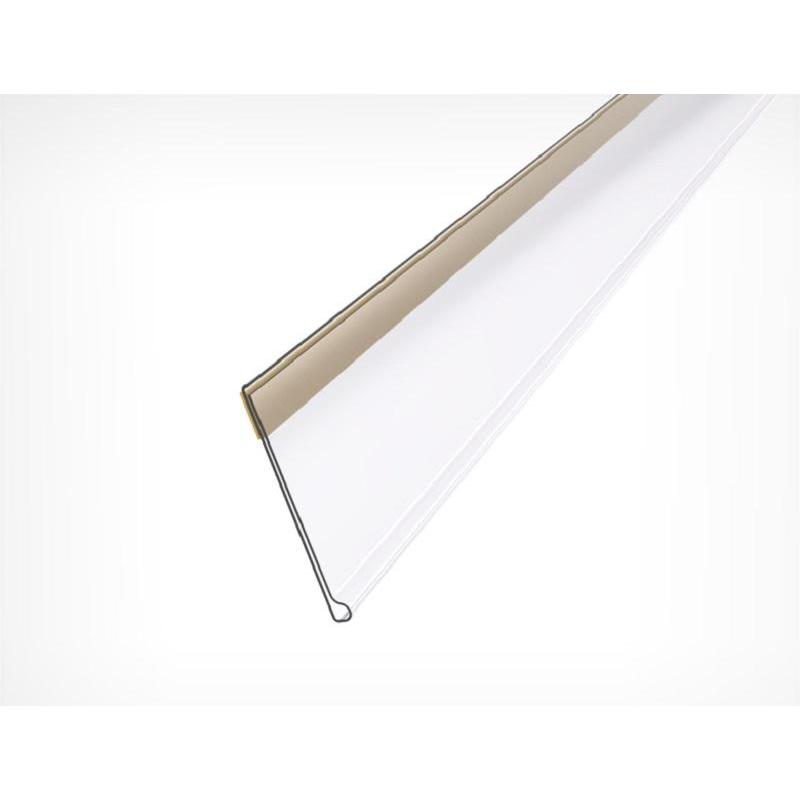 Ценникодержатель полочный самоклеющ. DBR39 дл.1250мм, прозр, 100шт/уп