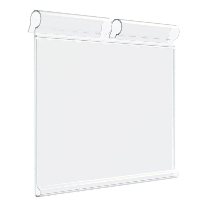 Ценникодержатель полочный VH60 на крючок отк дл 80 мм (d-6)проз,100 шт/уп