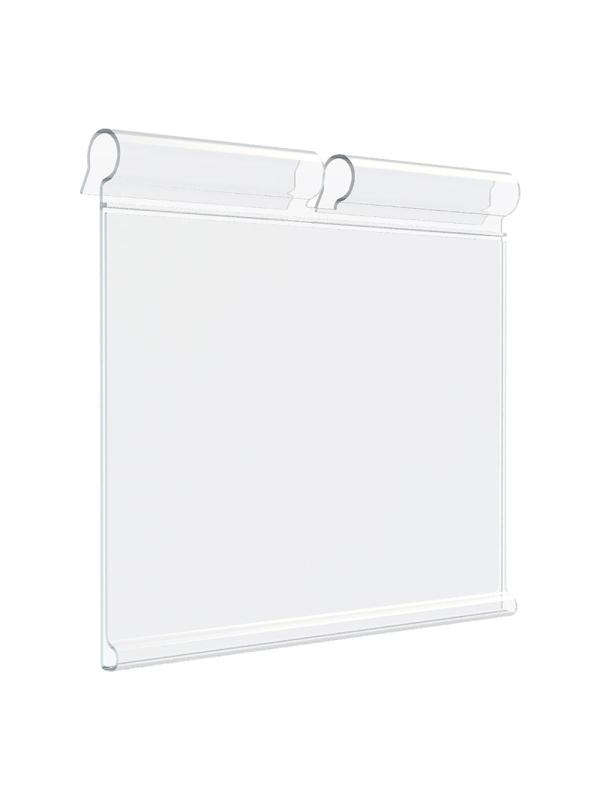 Ценникодержатель полочный VH60 на крючок отк дл 80 мм (d-6)проз,100 шт/уп