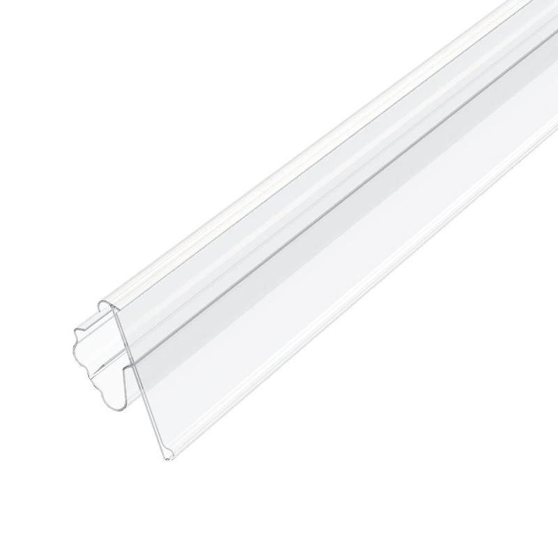 Ценникодержатель полочный двухпозиционный LST39 дл.988мм, прозр, 50шт/уп