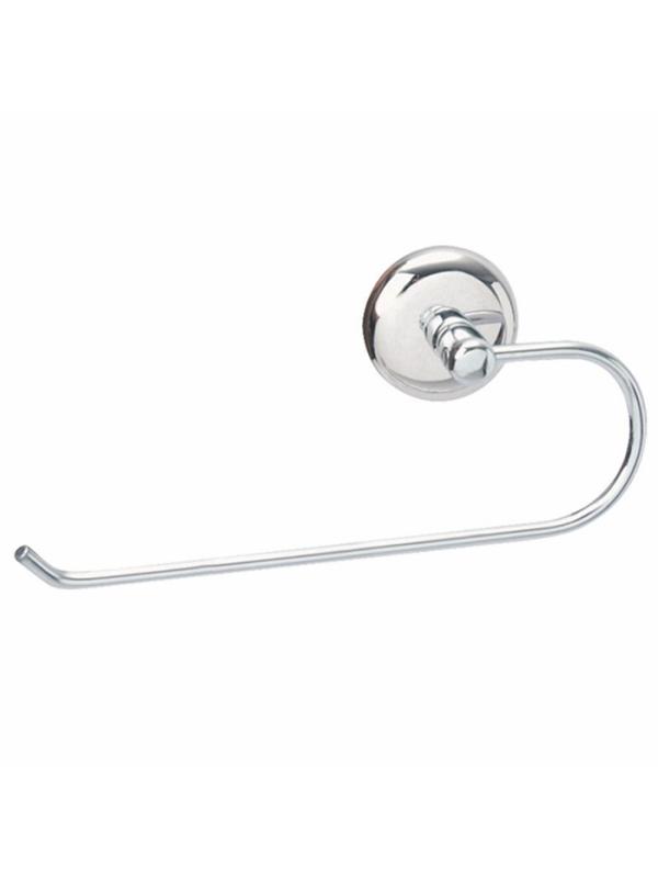 Держатель для полотенец бытовых металл хромированный  без крышки