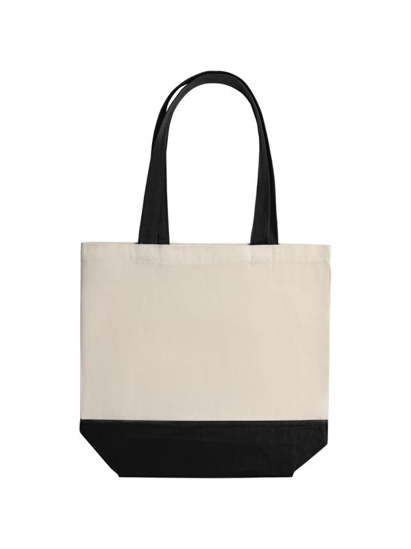 Сумка для покупок на молнии Shopaholic Zip, неокрашенная с черным 11683.30