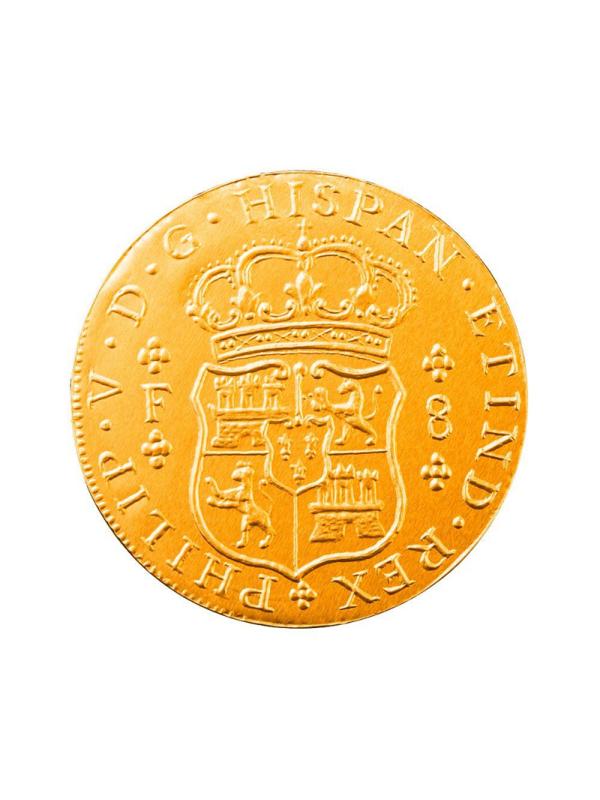 Шоколадная монета Золото Пиратов 6гх50шт (300г) а банке в асс 0029