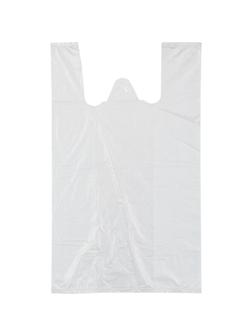 Пакет-майка ПНД 24+12х44 10мкм 85 шт./уп. Белая Эконом