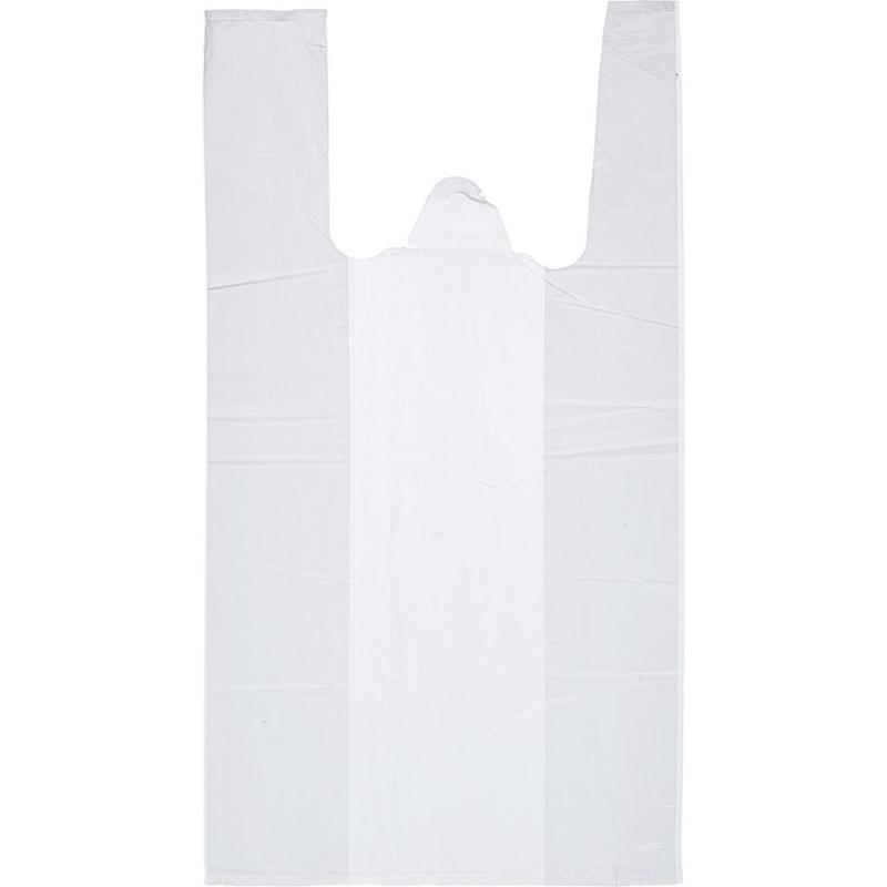 Пакет-майка ПНД 24+12х44 12мкм 90 шт./уп. Белая Эконом