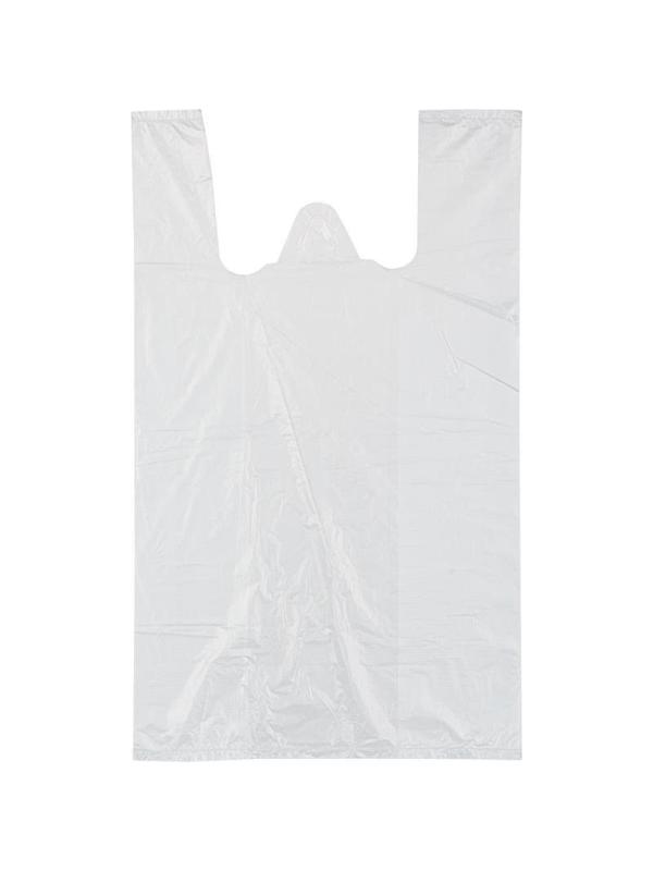 Пакет-майка ПНД 24+12х44 12мкм 90 шт./уп. Белая Эконом