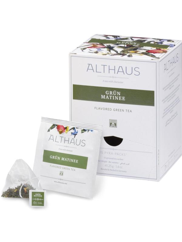 Чай Althaus Grun Matinee Pyra-Pack 15пак х 2,75г TALTHL-L00146