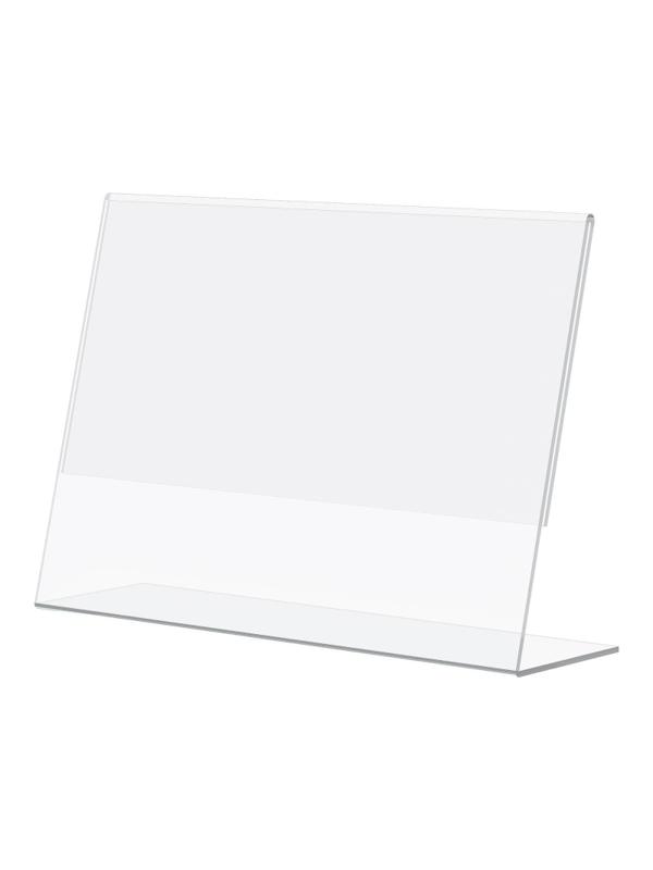 Ценникодержатель настольный L-образный для ценника 40х30, ПЭТ, 100 шт./уп