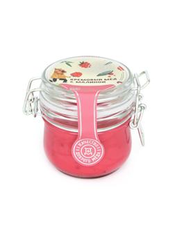 Крем-мед с малиной 250гр