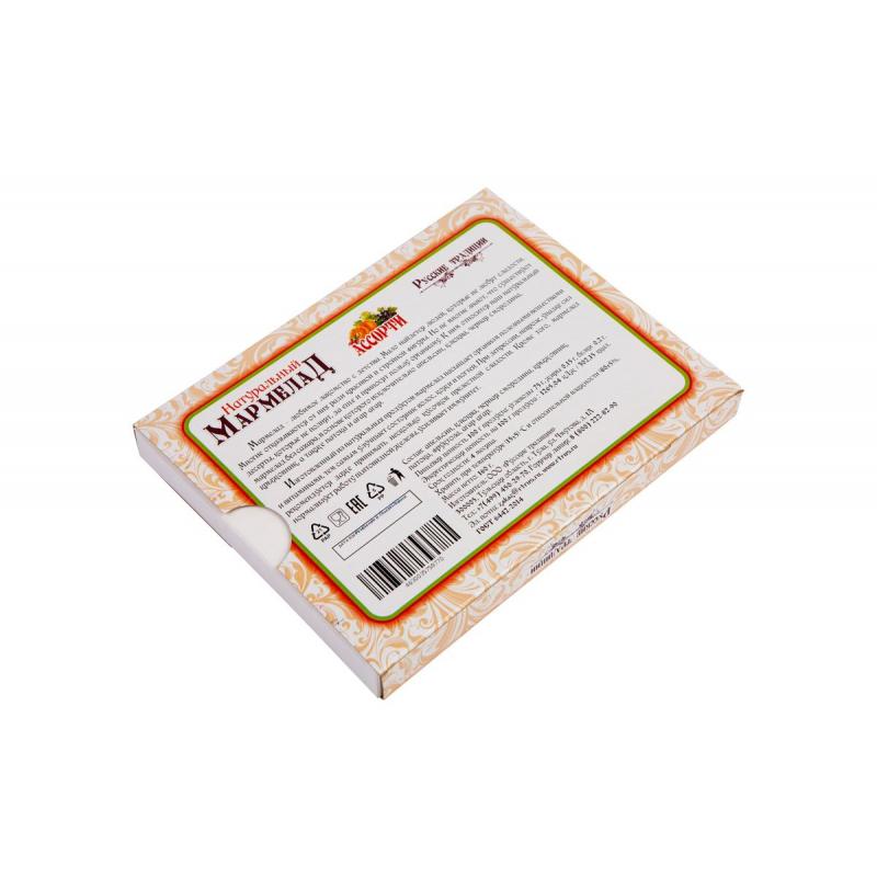 Мармелад натуральный Русские традиции Ассорти, 160гр рт-ас-160