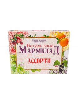 Мармелад натуральный Русские традиции Ассорти, 160гр рт-ас-160