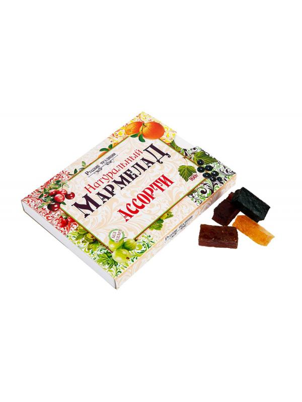 Мармелад натуральный Русские традиции Ассорти, 160гр рт-ас-160