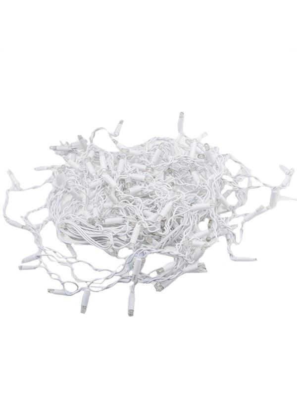 Гирлянда светодиодная Айсикл (бахрома) 76, 2,4х0,6м, 230В, синие, 255-033-6