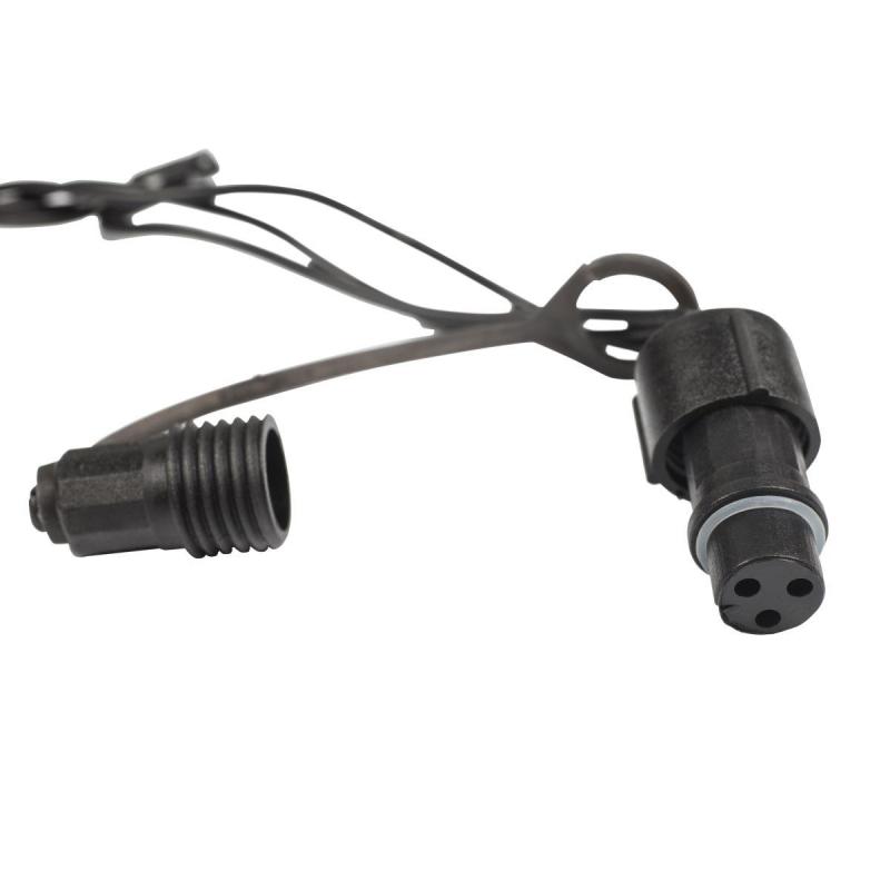 Гирлянда светодиодная Твинкл Лайт 10м, черный ПВХ, 100, мультиколор 303-139