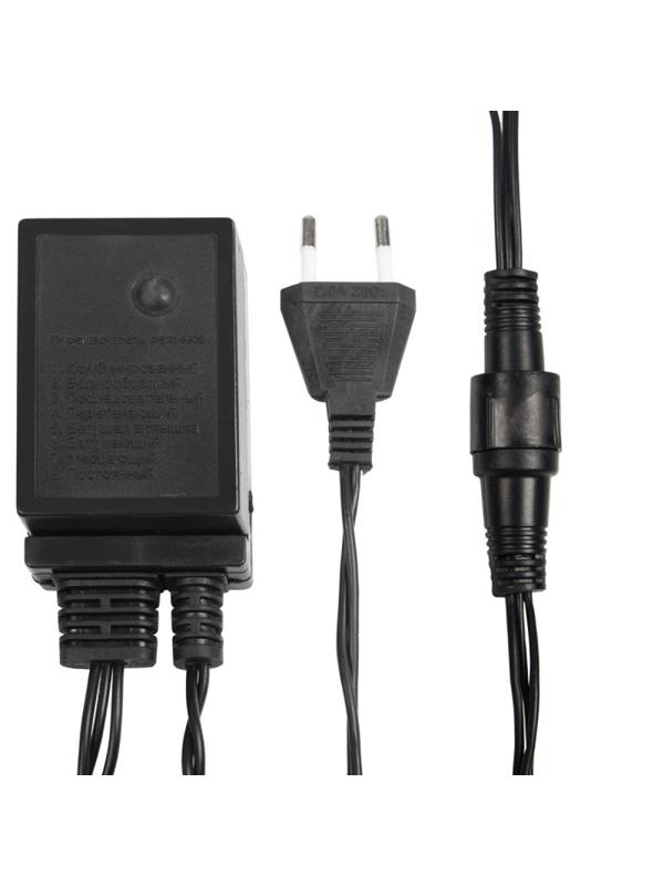 Гирлянда светодиодная Твинкл Лайт 10м, черный ПВХ, 100, мультиколор 303-139