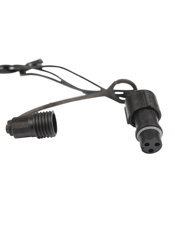 Гирлянда светодиодная Твинкл Лайт 10м, черный ПВХ, 100, мультиколор 303-139