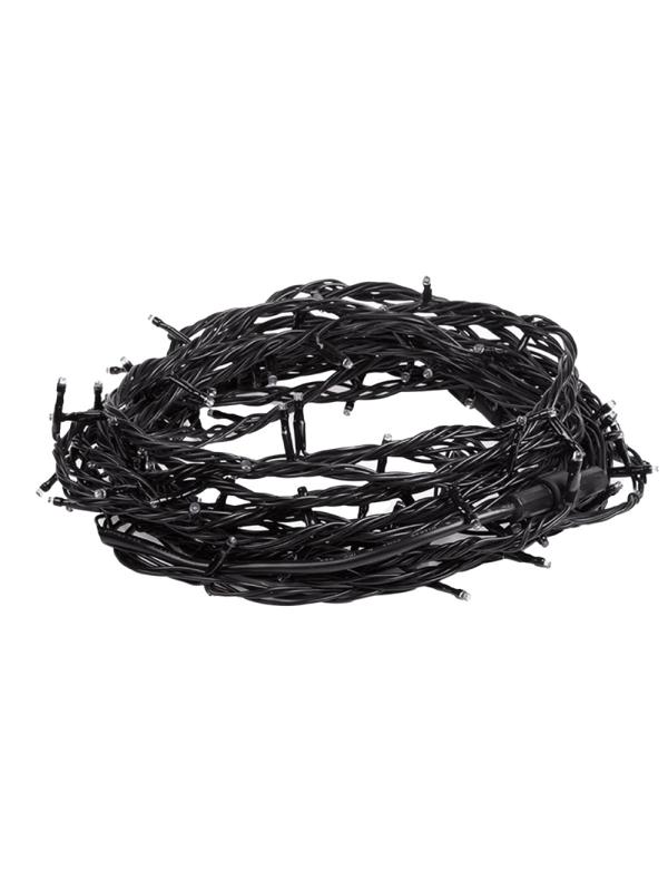 Гирлянда светодиодная Твинкл Лайт 10м, черный ПВХ, 100, мультиколор 303-139