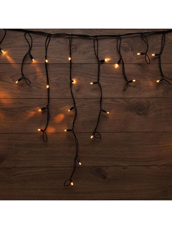 Гирлянда 'Айсикл' ('Бахрома') светодиодная 3.2х06 м 88 теплое белое 255-276