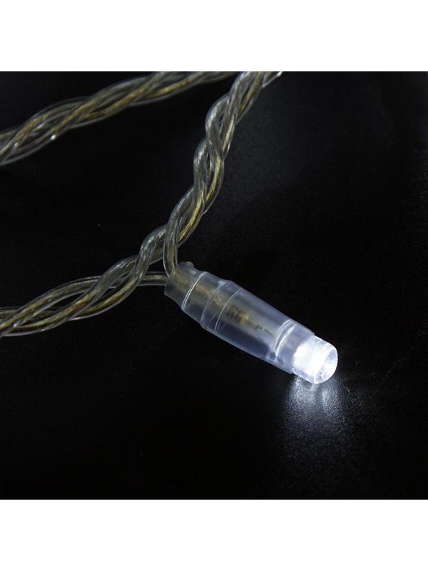 Гирлянда 'Нить' 10 м 200LED  теплый белый с эффектом мерцания 305-296